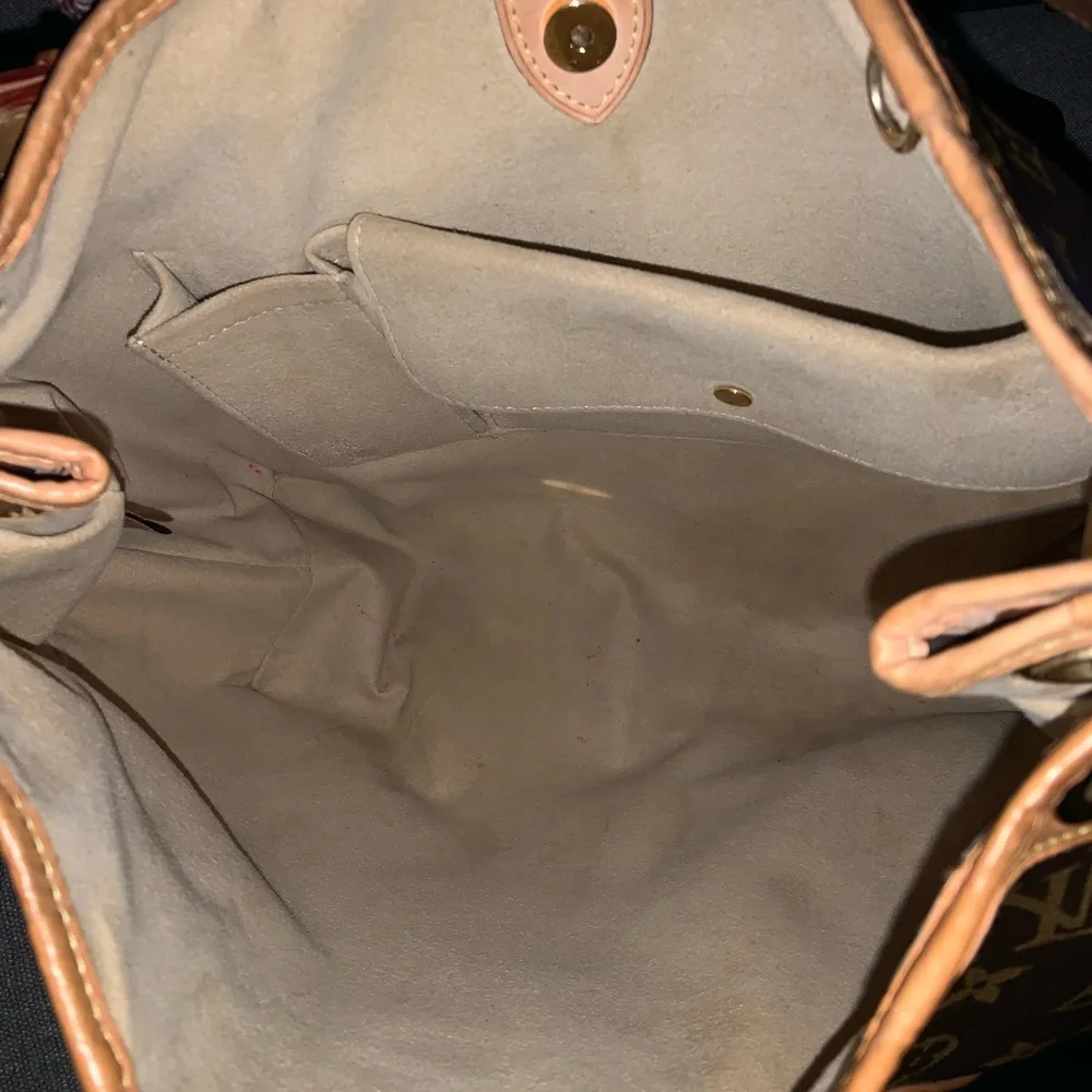 Vintage Louis Vuitton Brown Monogram Shoulder Bag- galleria pm